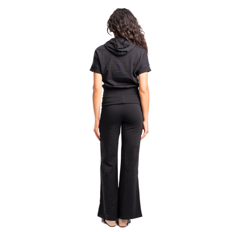 Charcoal Ribbed Pants
