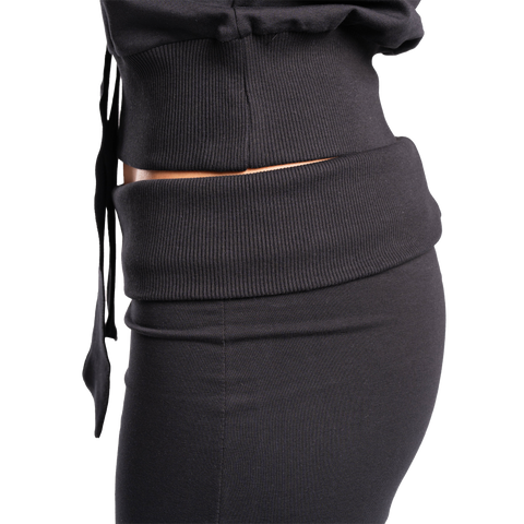 Charcoal Ribbed Pants