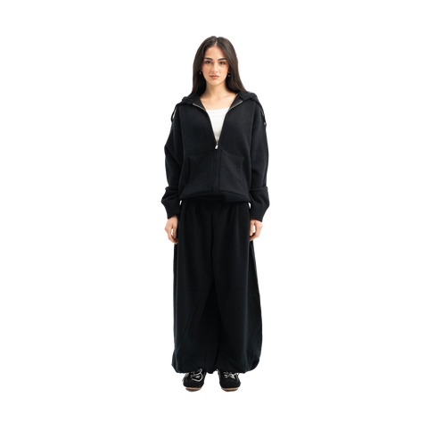 charcoal arc knit set