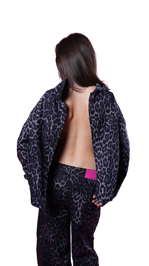 midnight safari trucker jacket