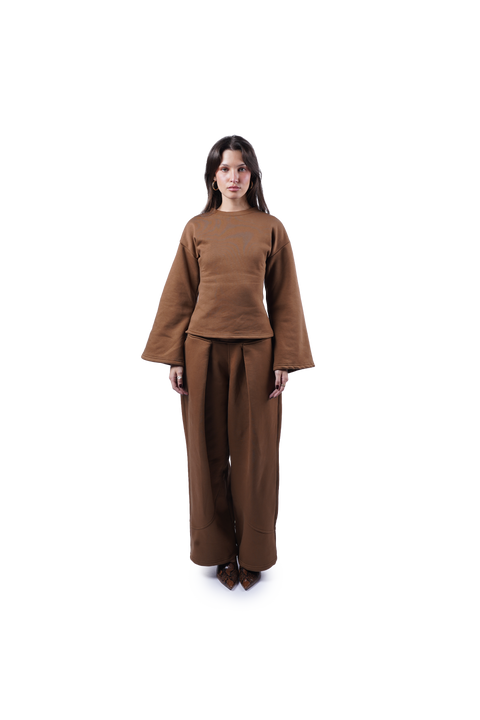 espresso zip down top