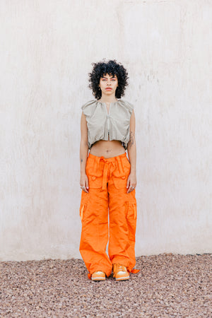 orange ultimate low waist pants