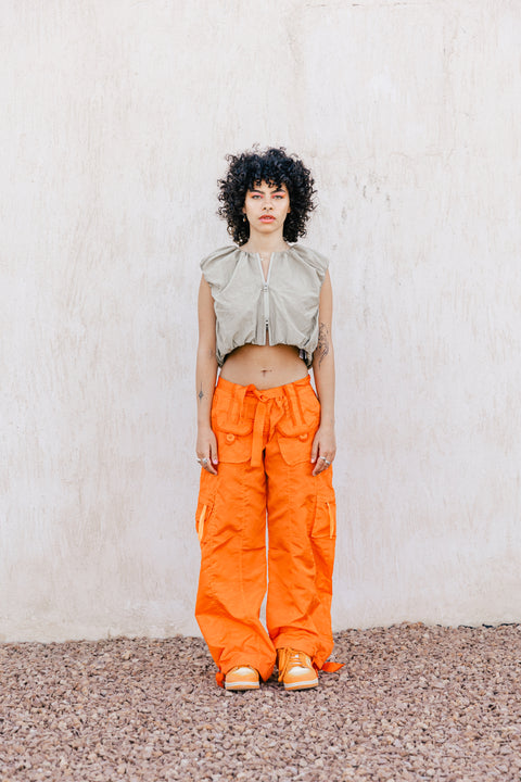 orange ultimate low waist pants