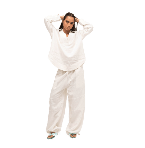 Ivory Drift Trousers