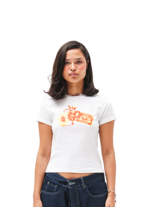 smokey hibiscus mini tee